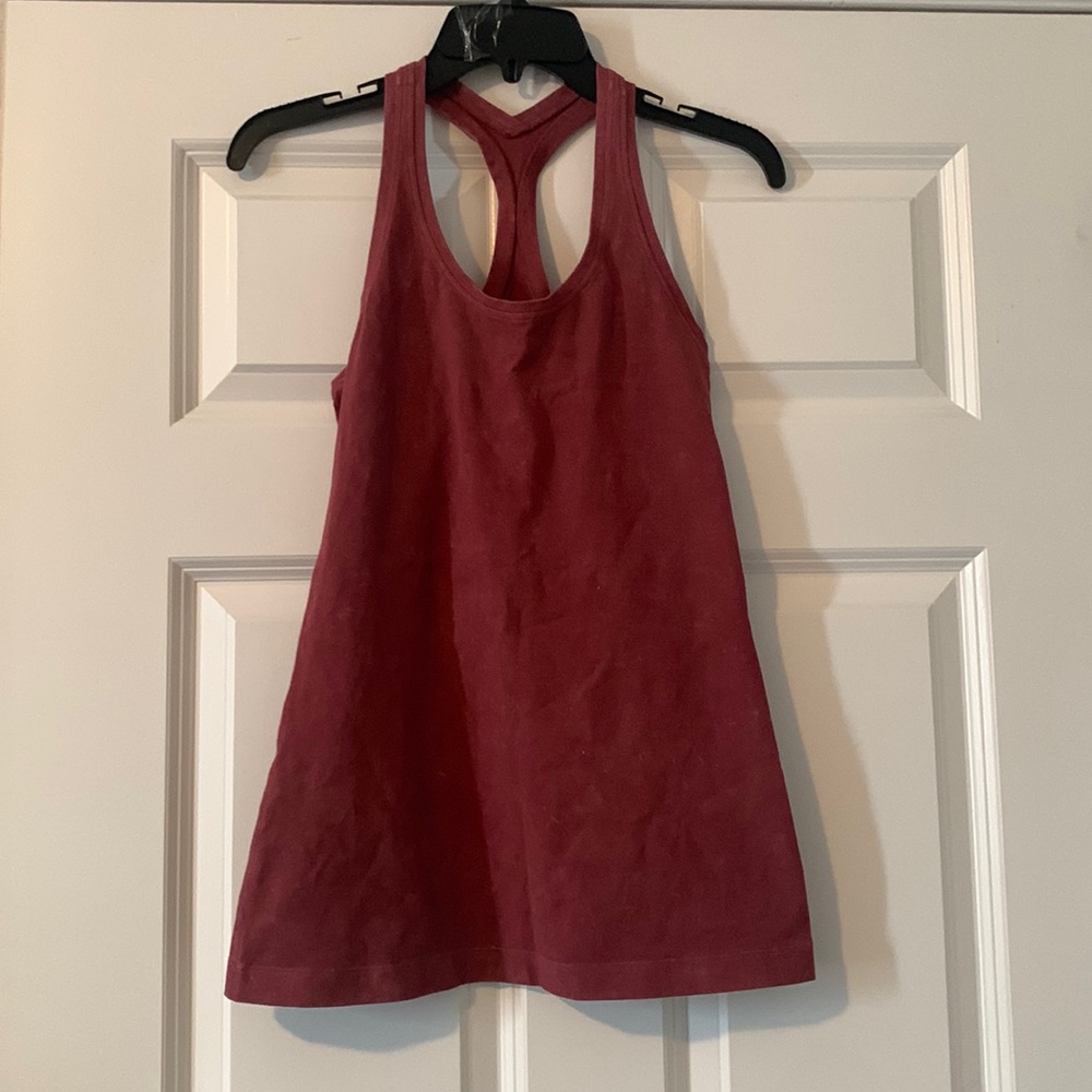 Lululmon long racerback, EUC size 6